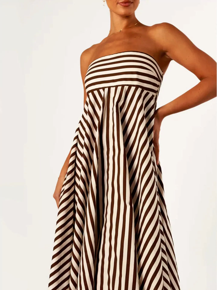 Hannah- Ruched Maxi Dress