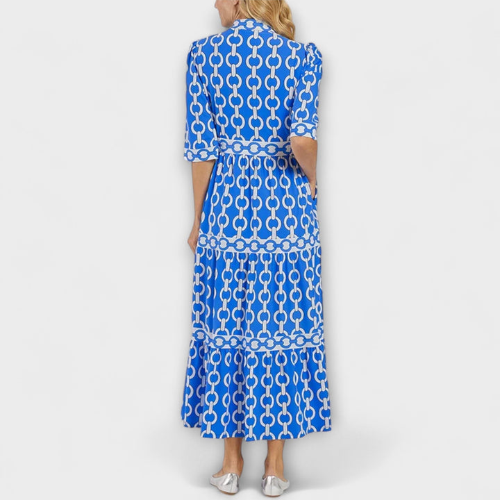 Sophie™ | Midi Dress with Chain Pattern