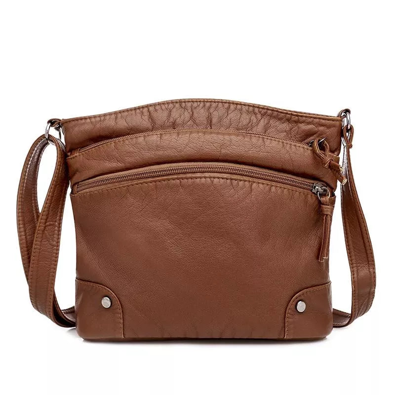 ANNA | LEATHER SHOULDER BAG