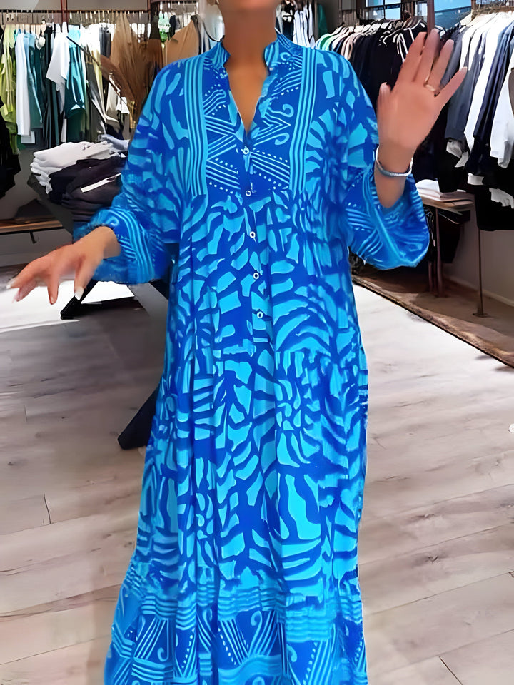 Ava –Dress with Artistic Print