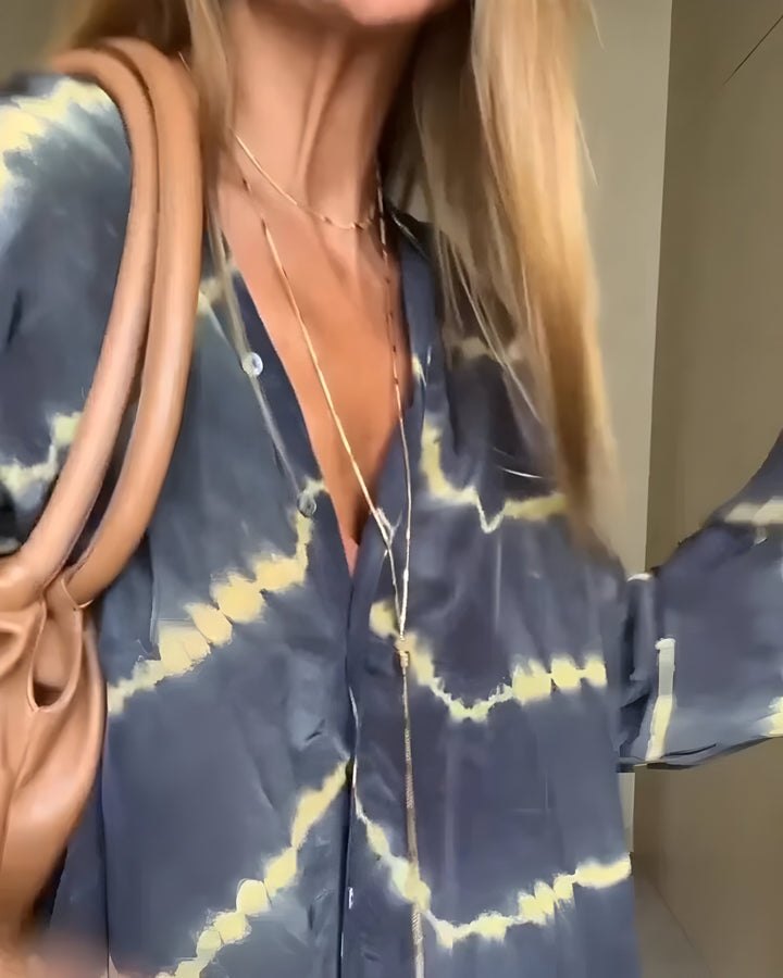Julia™ | Striped Bohemian Maxi Dress