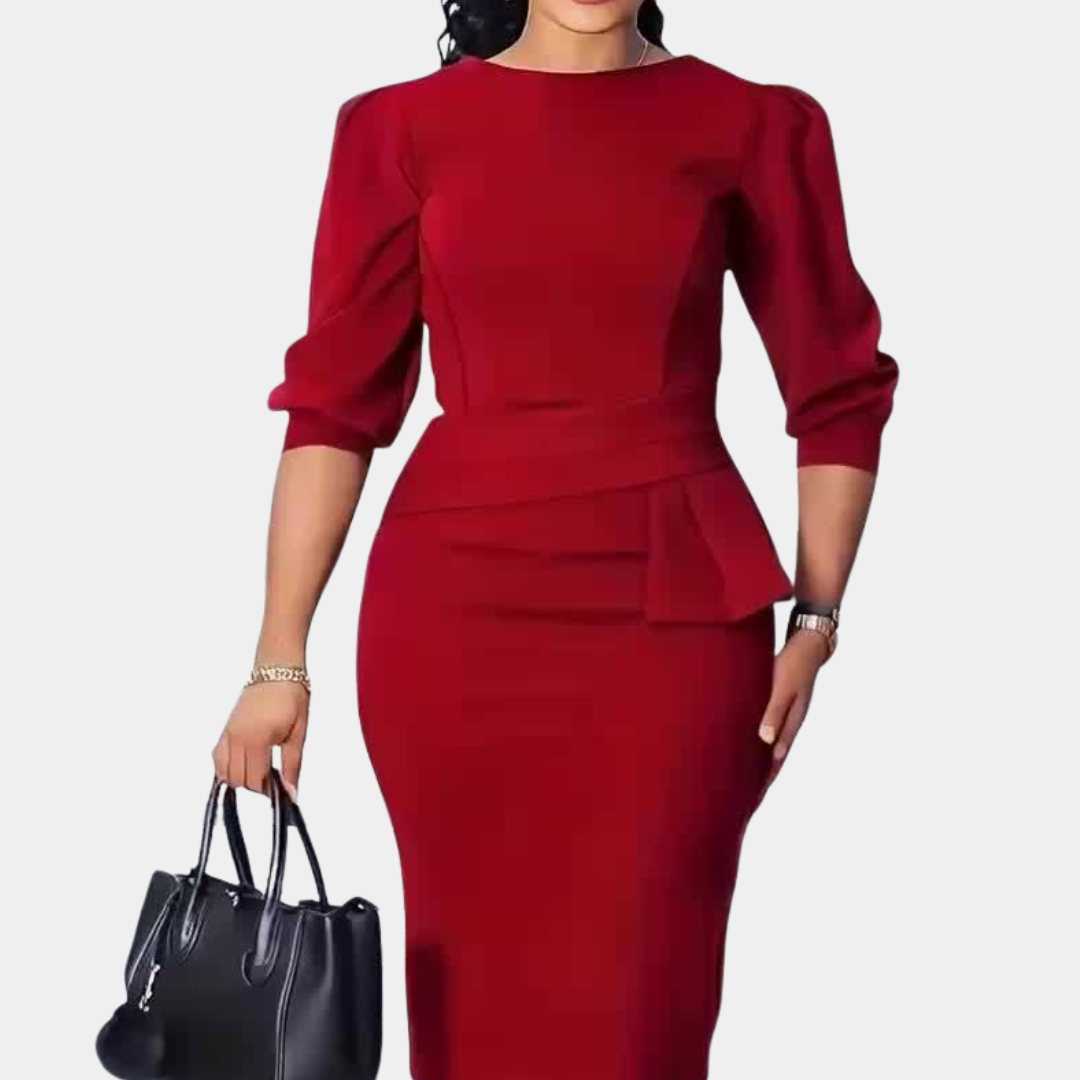 Claudine | Elegant Ruffle Dress