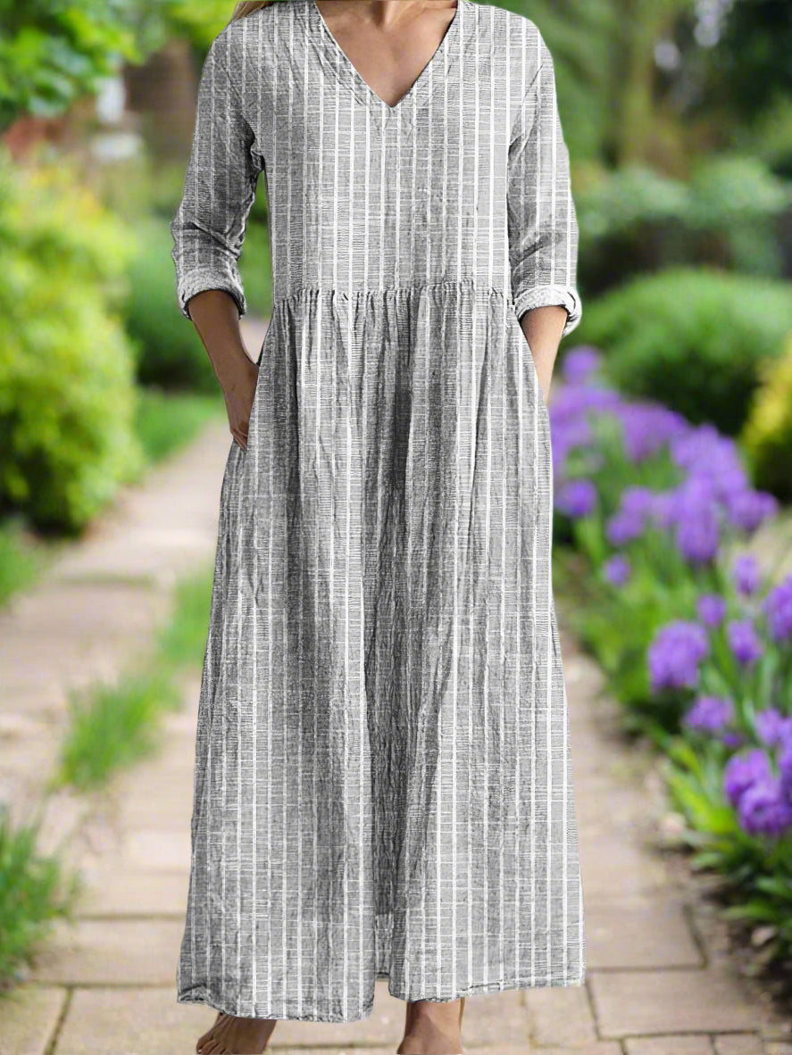 Galia - Casual Striped Dress
