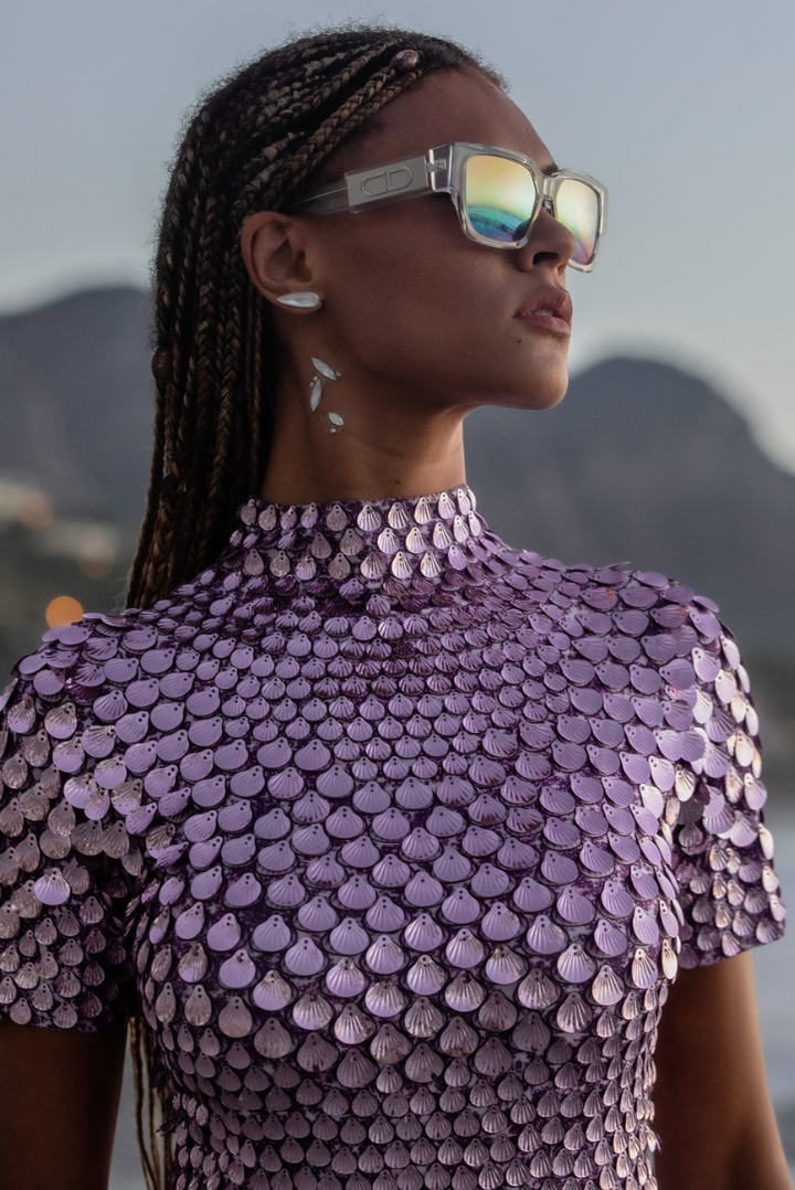 Frankie | High Neck Mini Dress