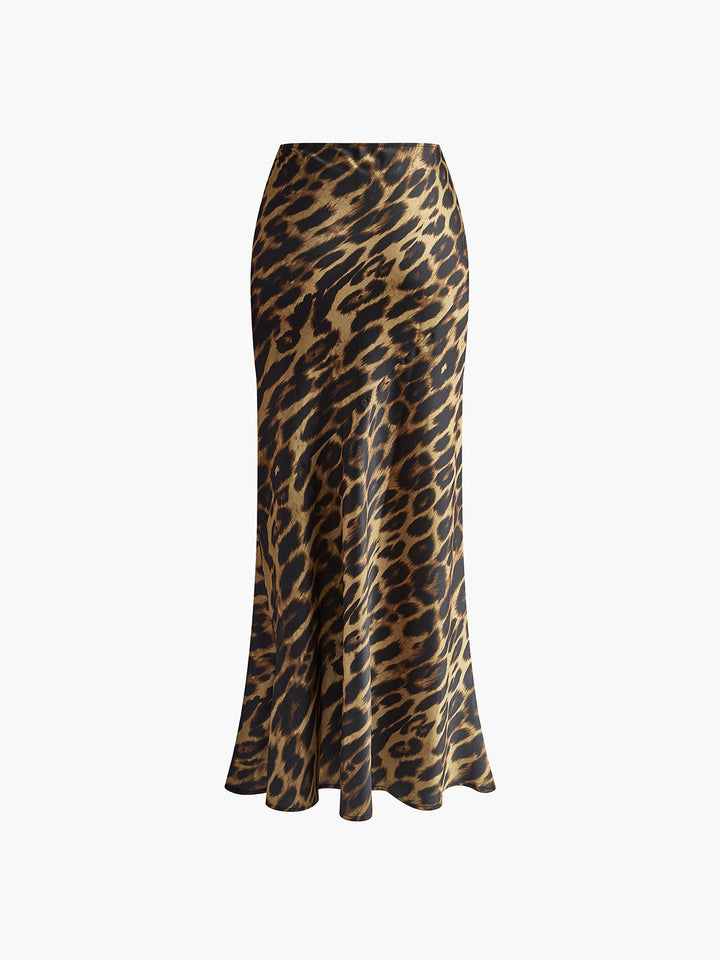 Malia | Leopard Maxi Skirt