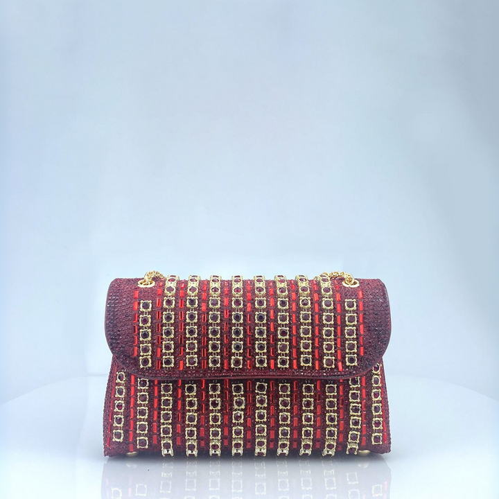 Jessie™ - Chic Chain Coloured Diamond Shoulder Bag