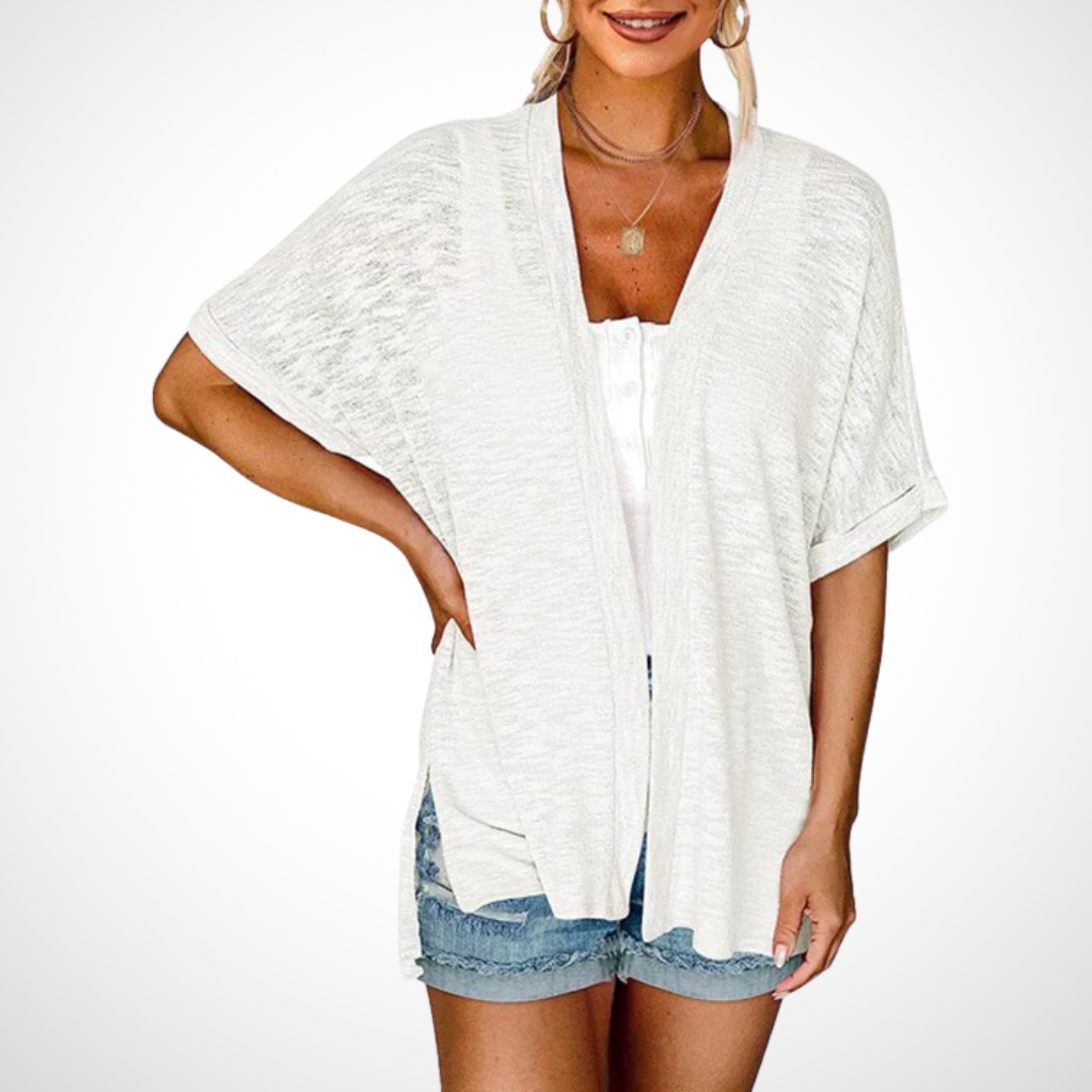 Julie™ - Stylish Flowy Short Sleeve Cardigan