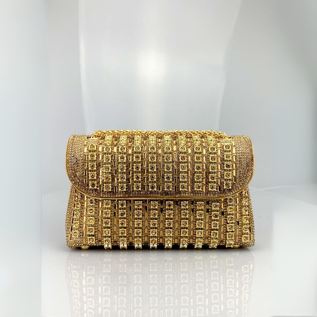 Jessie™ - Chic Chain Coloured Diamond Shoulder Bag