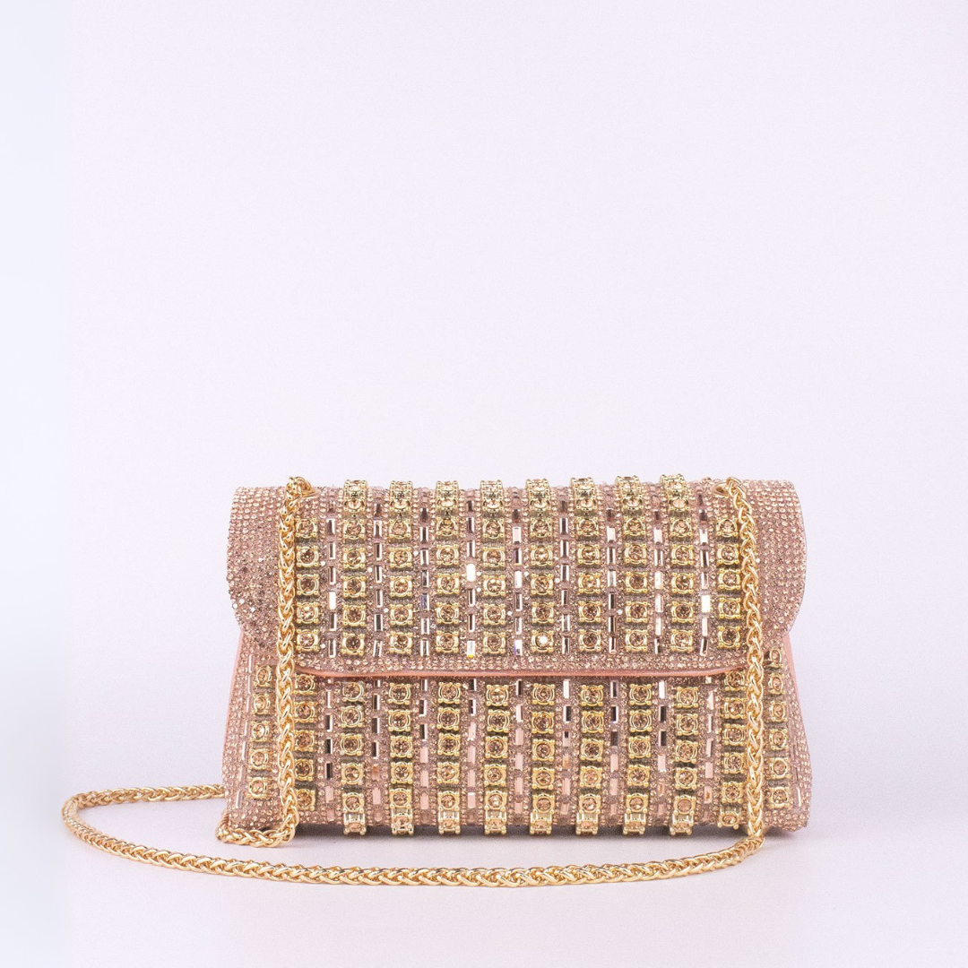 Jessie™ - Chic Chain Coloured Diamond Shoulder Bag