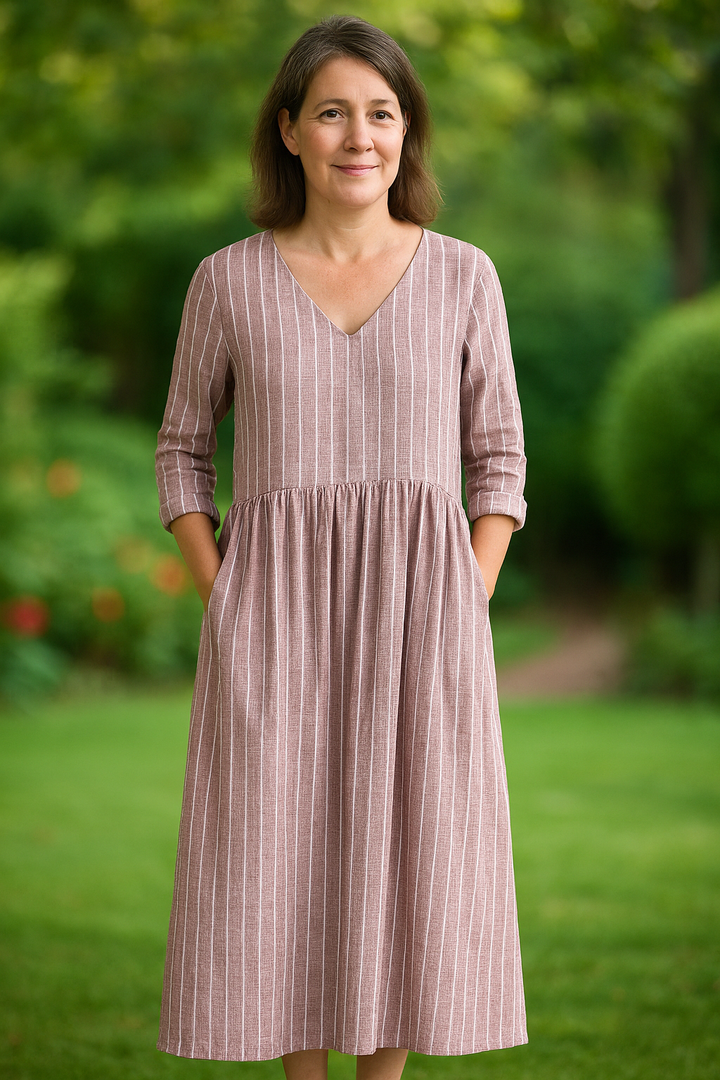 Galia - Casual Striped Dress
