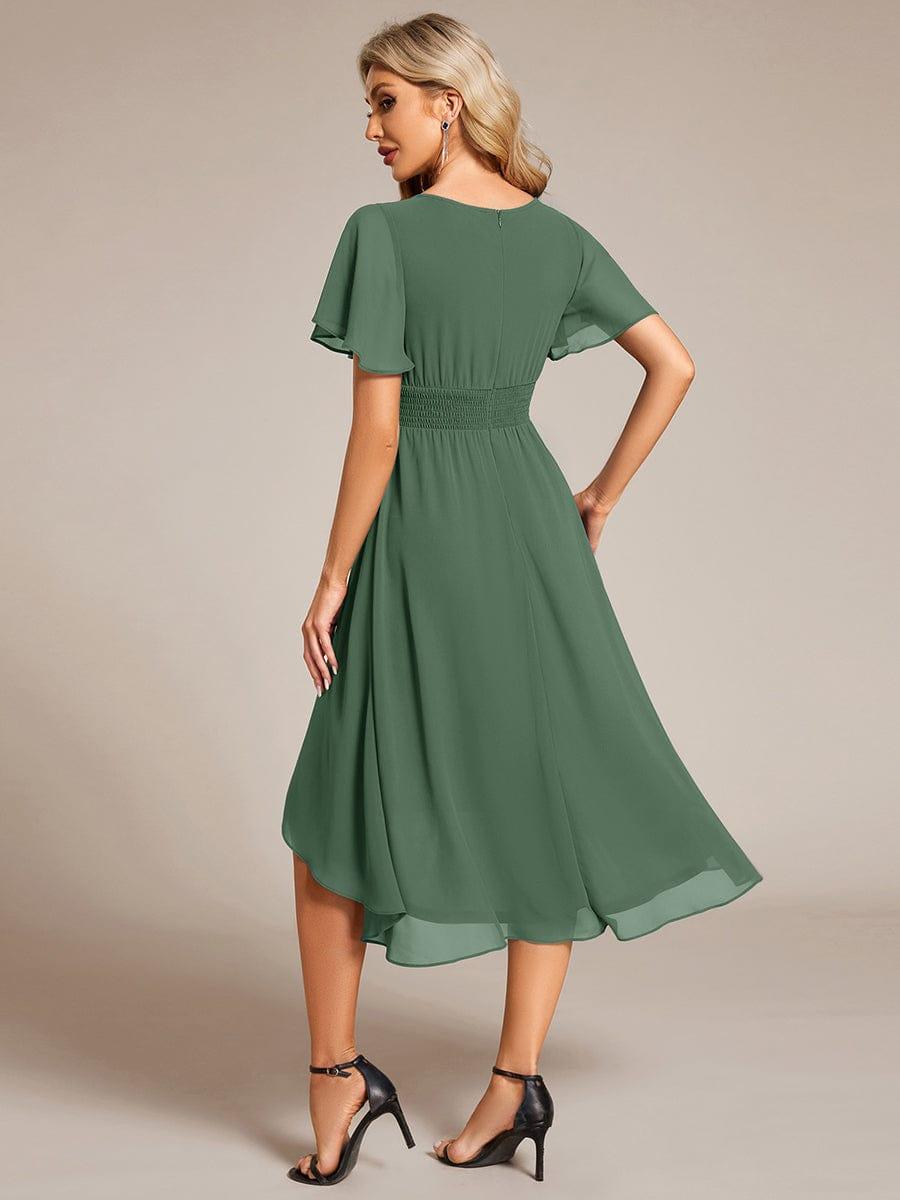 Portofino™- Chiffon Round Neckline Wedding Guest Dress