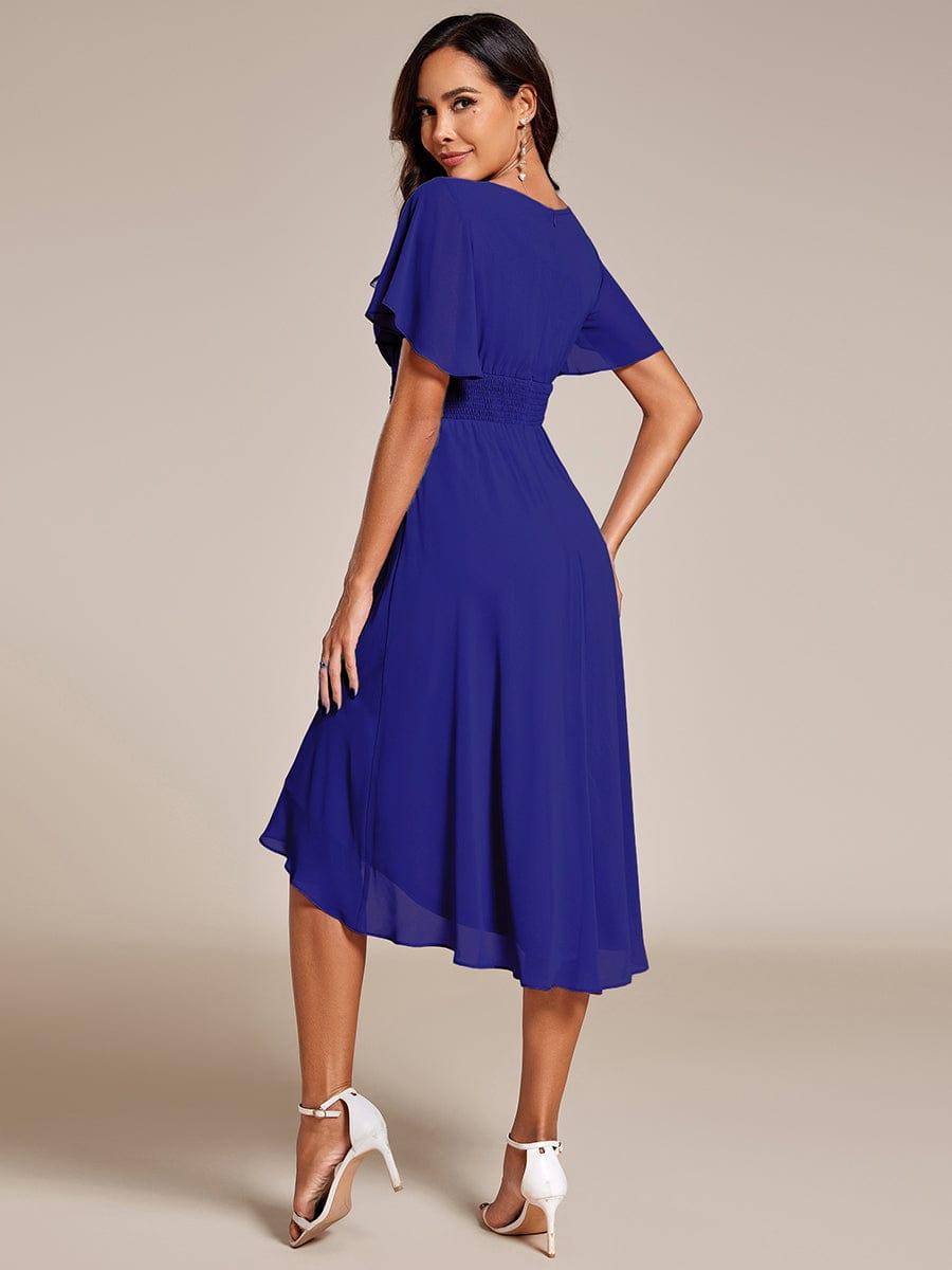 Portofino™- Chiffon Round Neckline Wedding Guest Dress
