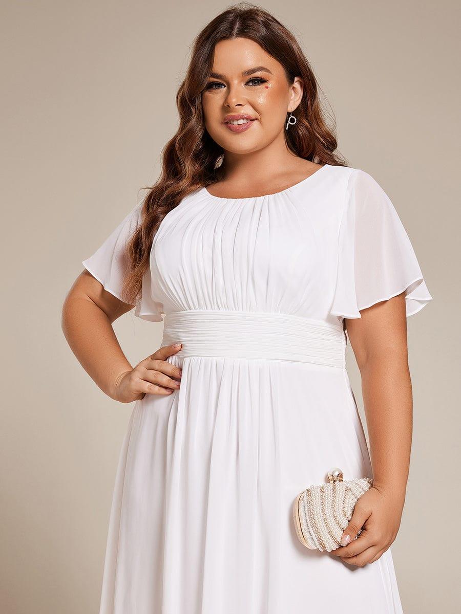 Portofino™- Chiffon Round Neckline Wedding Guest Dress