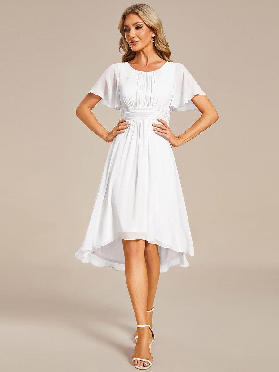 Portofino™- Chiffon Round Neckline Wedding Guest Dress