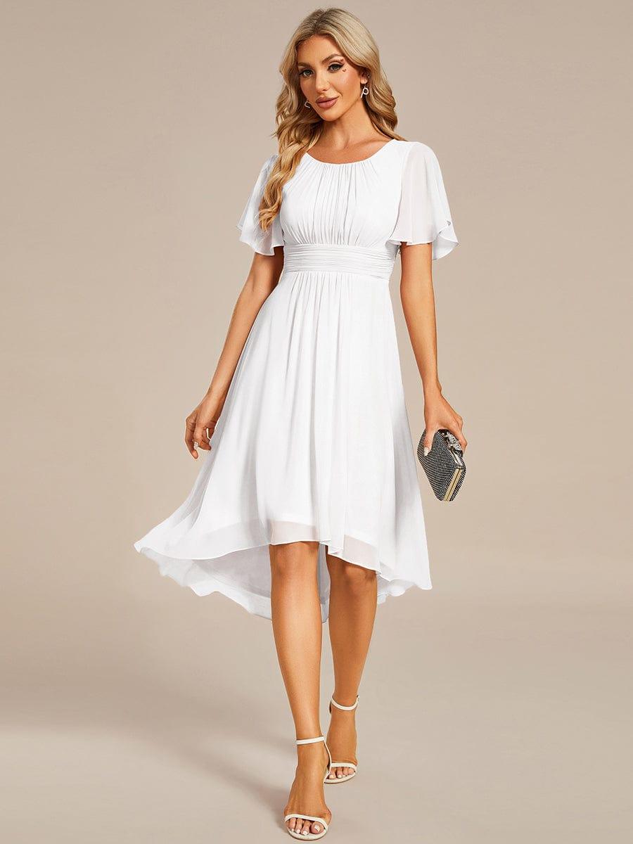 Portofino™- Chiffon Round Neckline Wedding Guest Dress