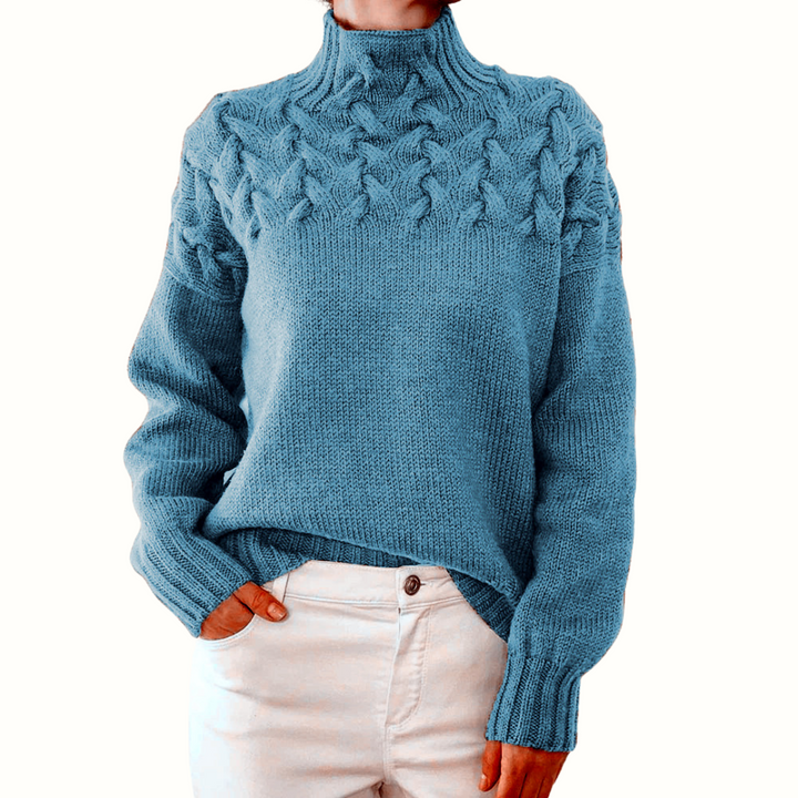 Elena – Warm Knitted Turtleneck