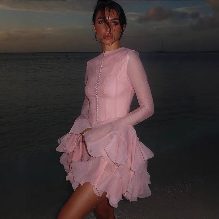 Vada | Blush Mini Dress