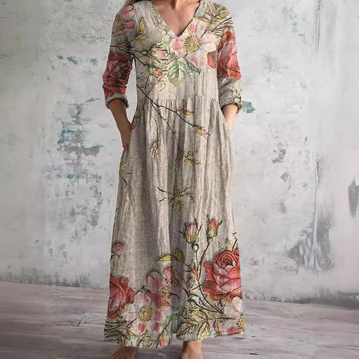 Adina™ | Elegant Floral Dress