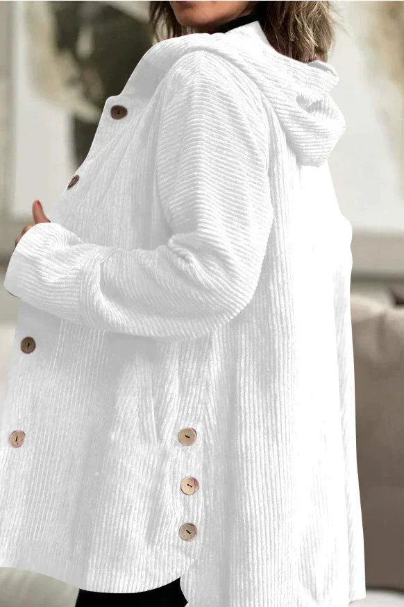 Cordia™ | Cozy Corduroy Hooded Jacket