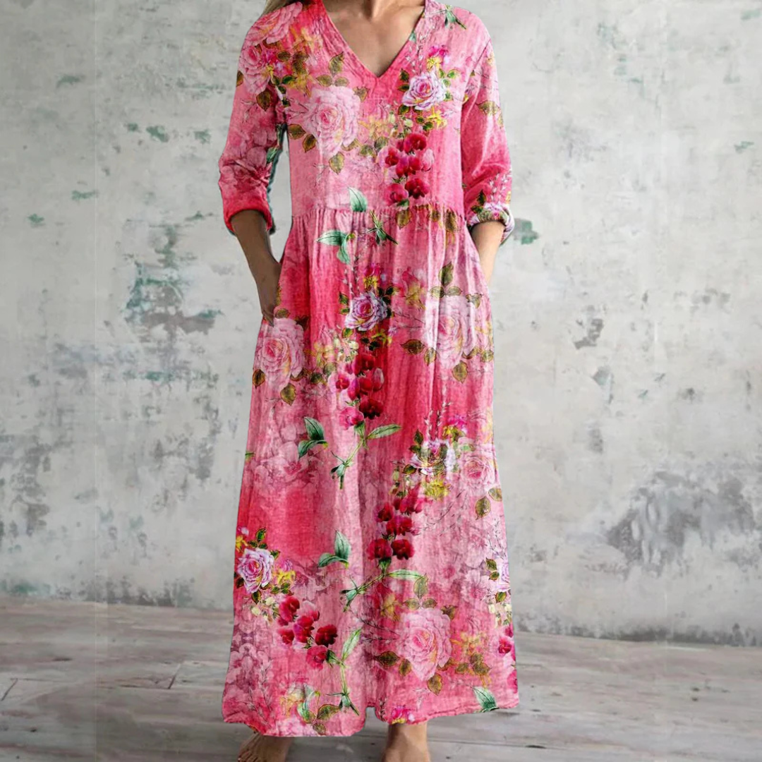 Adina™ | Elegant Floral Dress