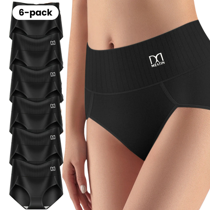 Shapwear™ - 6-pack Breathable & Comfortable High Waist Panties with Tummy Support