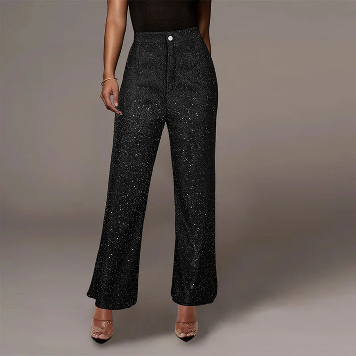 Pantaloni™ Vintage Jeans with Sequins and Wide Leg