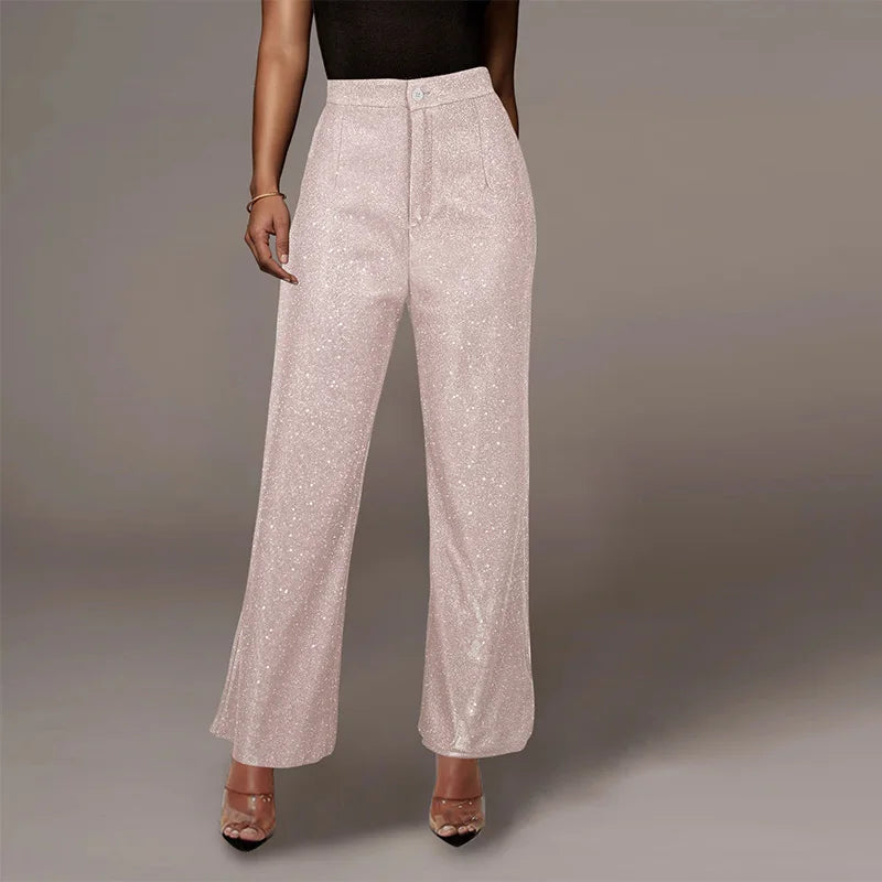 Pantaloni™ Vintage Jeans with Sequins and Wide Leg