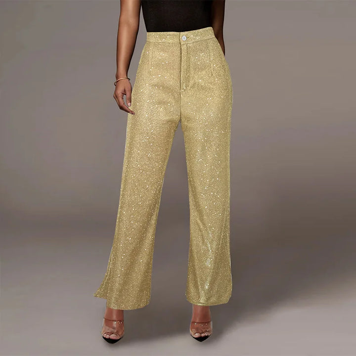 Pantaloni™ Vintage Jeans with Sequins and Wide Leg