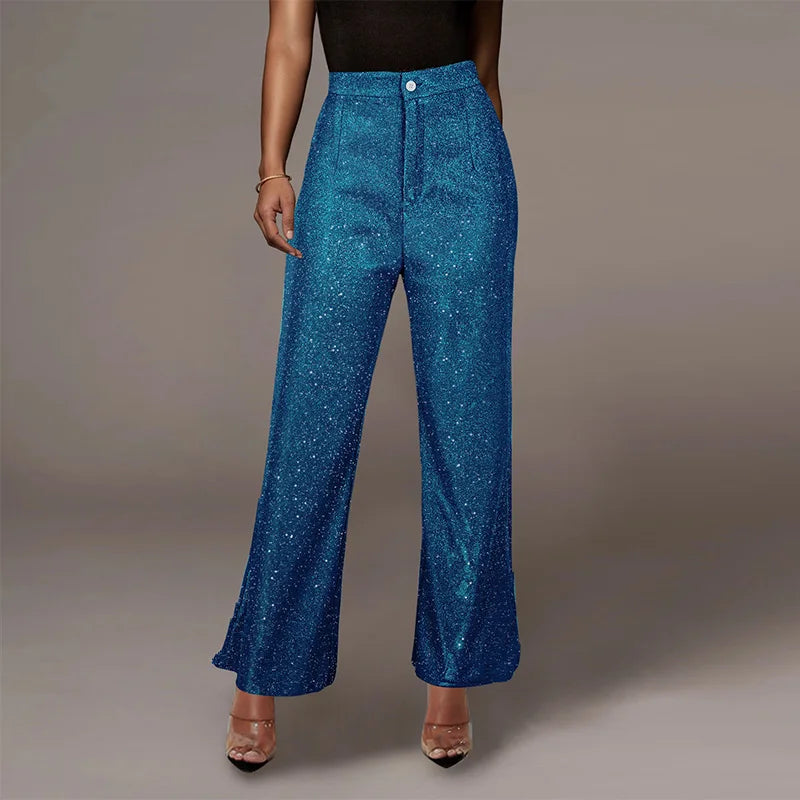 Pantaloni™ Vintage Jeans with Sequins and Wide Leg