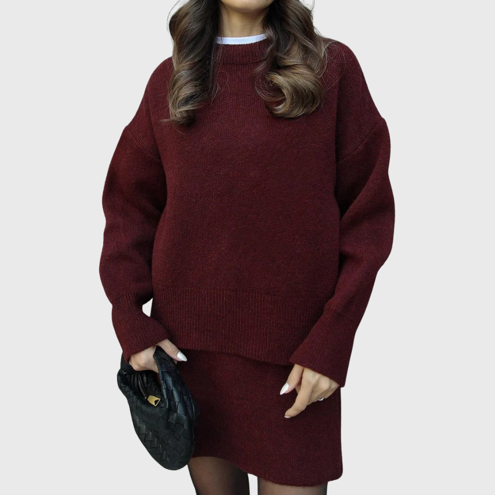 Cleo-Cozy Knit Set