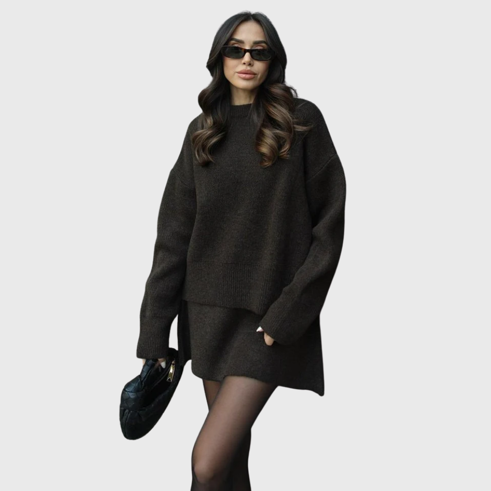 Cleo-Cozy Knit Set