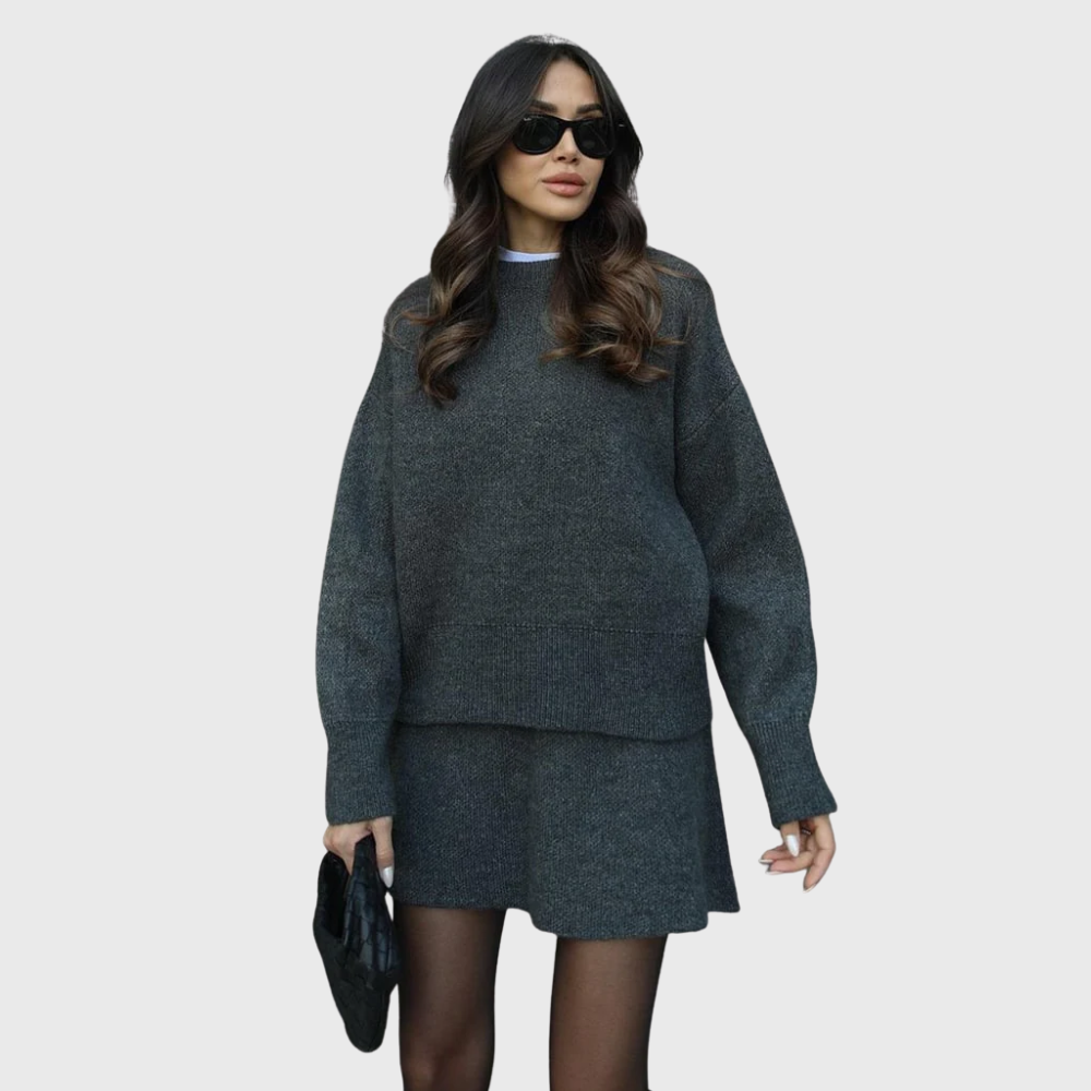 Cleo-Cozy Knit Set