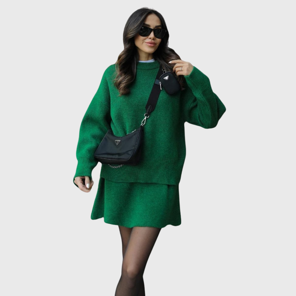 Cleo-Cozy Knit Set