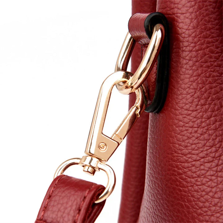 MARIA | BURGUNDY HANDBAG