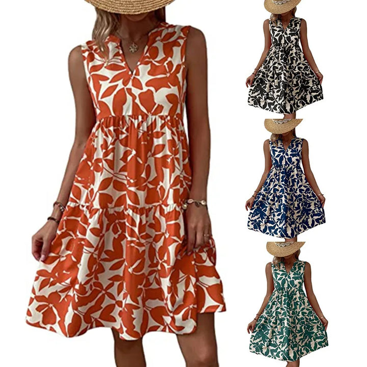 Ava™ - Chic Sleeveless Mini Dress