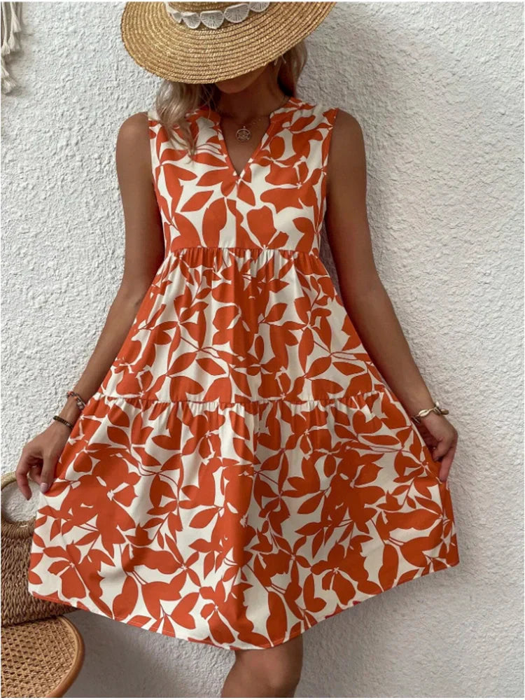 Ava™ - Chic Sleeveless Mini Dress
