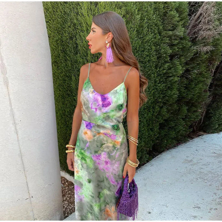 Kimmy: Elegant Open-Back Maxi Dress