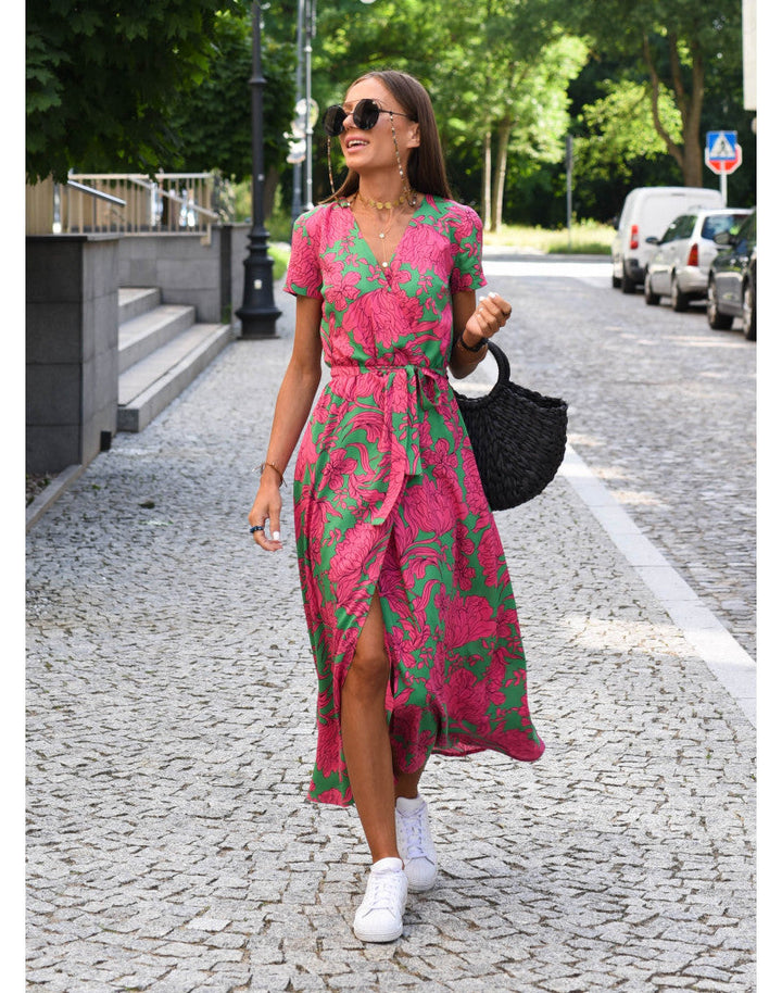 Laryn™ | Elegant Dress with Print