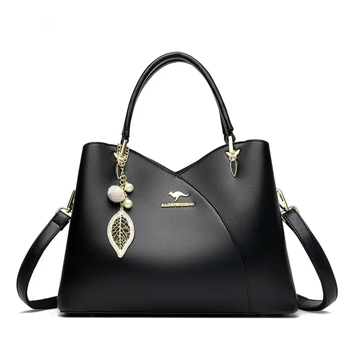FELINA | BLACK SHOULDER BAG