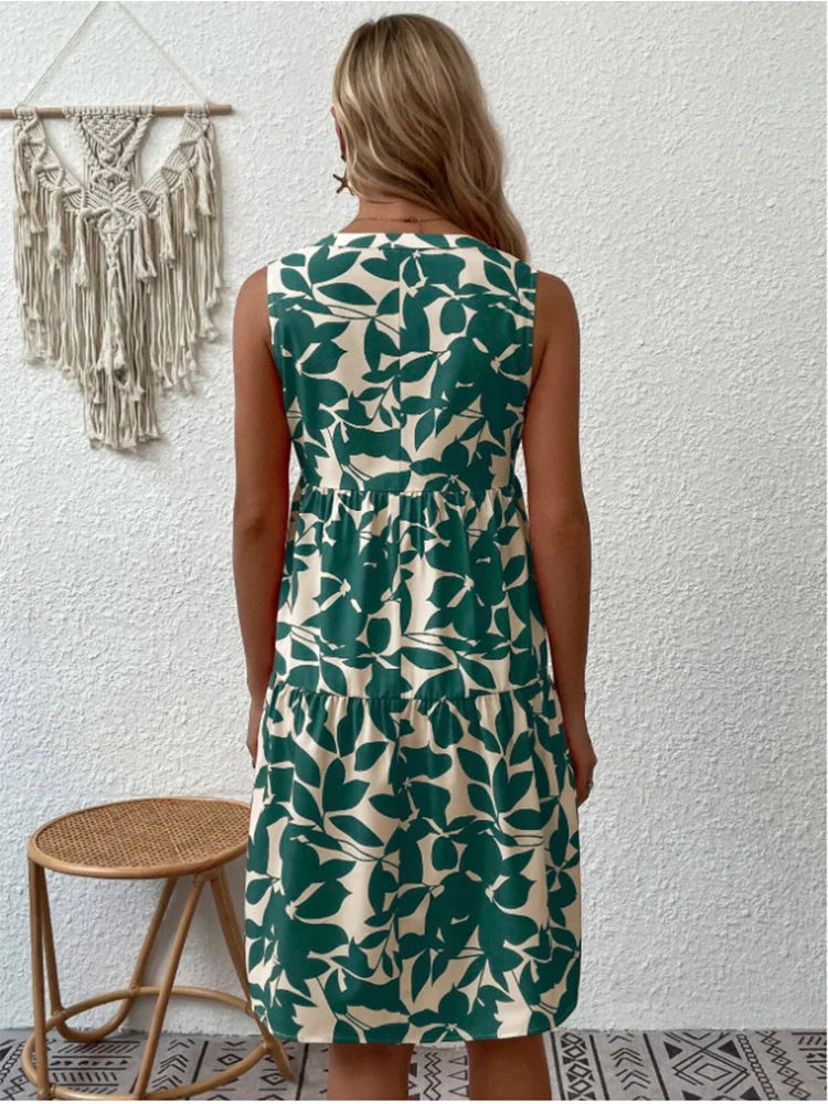Ava™ - Chic Sleeveless Mini Dress