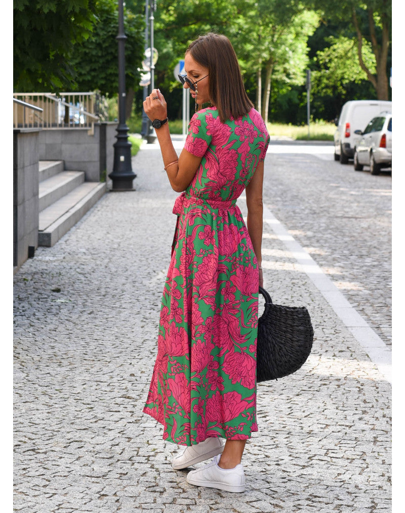Laryn™ | Elegant Dress with Print