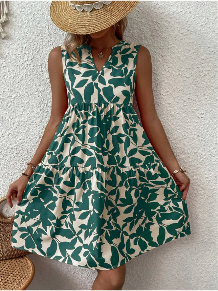 Ava™ - Chic Sleeveless Mini Dress