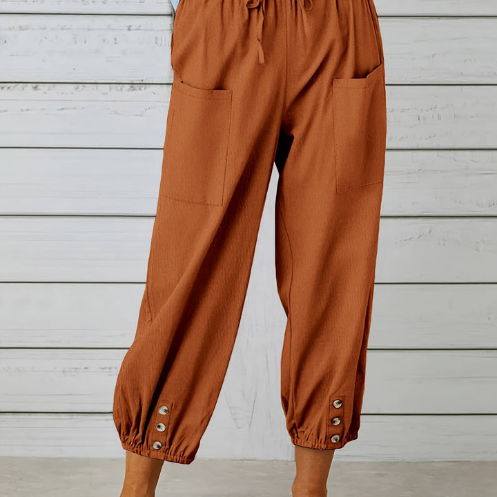 Wide Leg Capri Pants