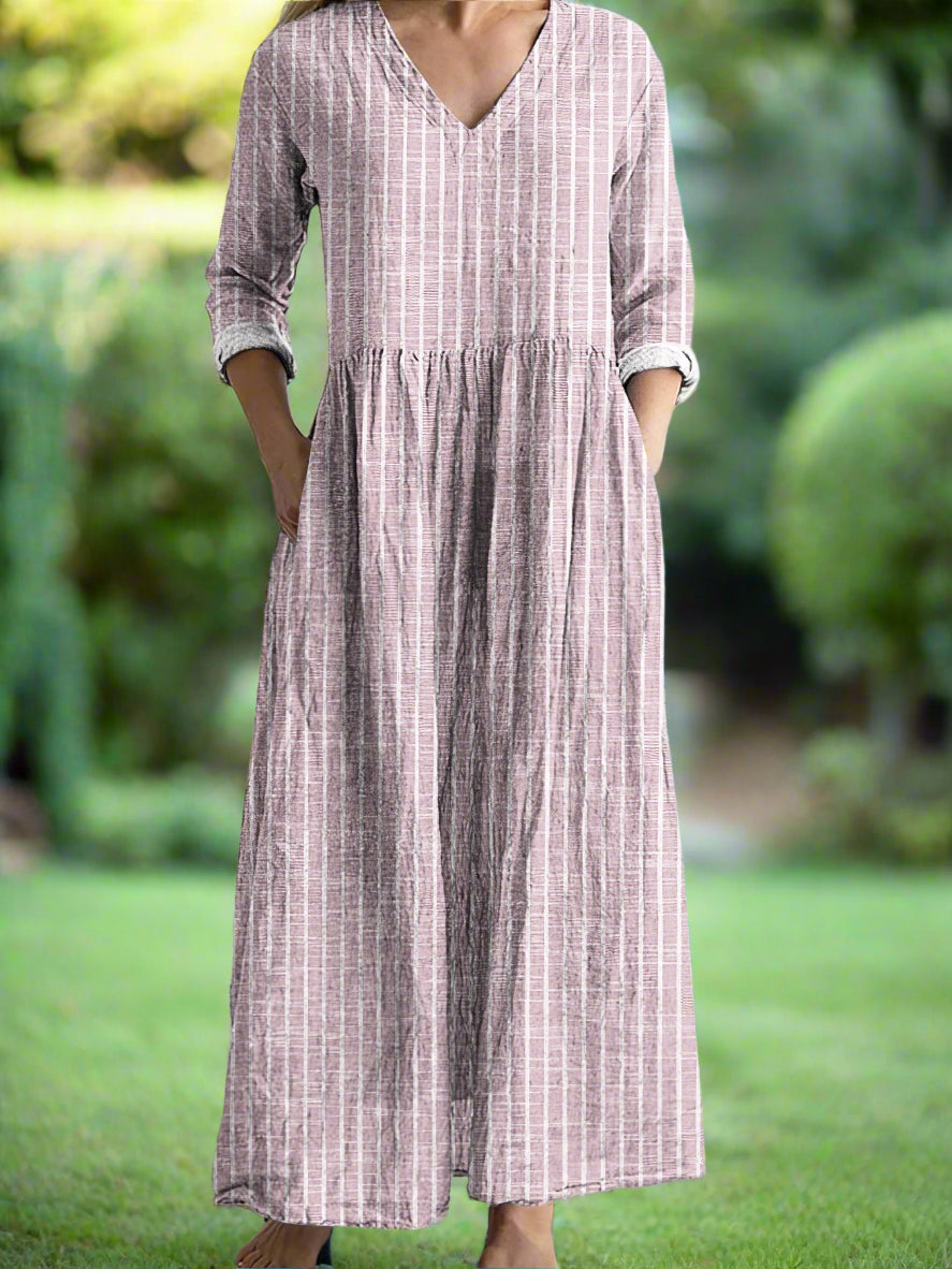 Galia - Casual Striped Dress