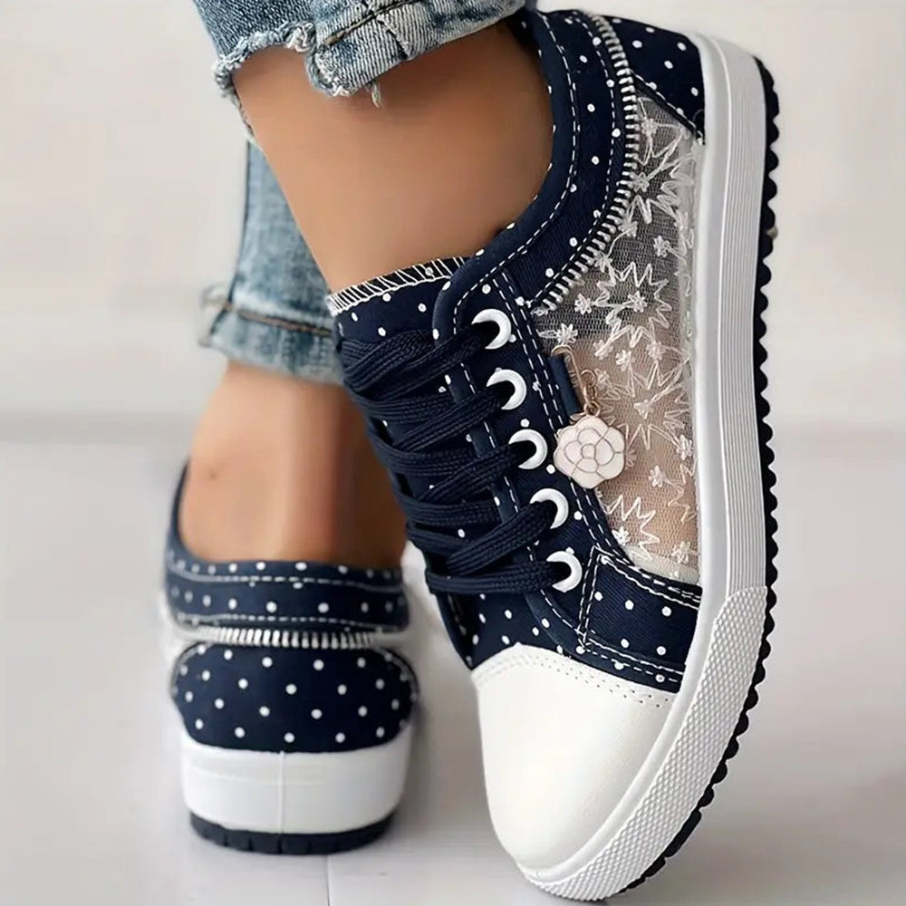 Ivy™ | Women’s Stylish Lace-Up Sneakers