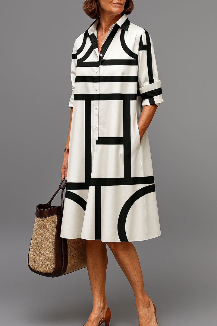 Bettan™ | Luxurious midi dress for simple elegance
