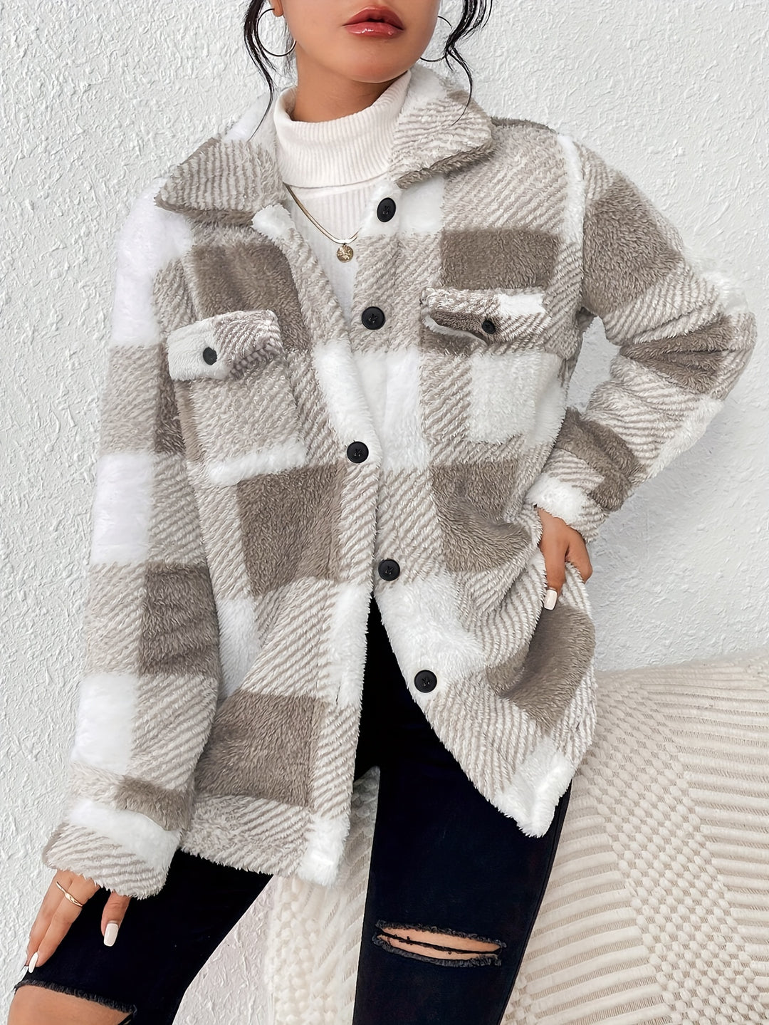 Plush Fleece Winter Jacket