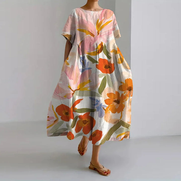 Serene-Fit Floral Dress