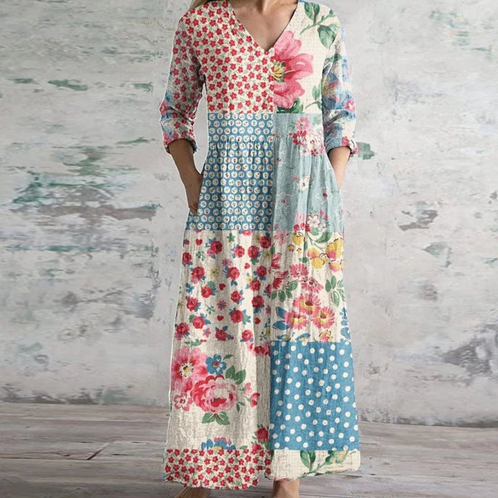 Miya™ | Elegant Retro Maxi Dress