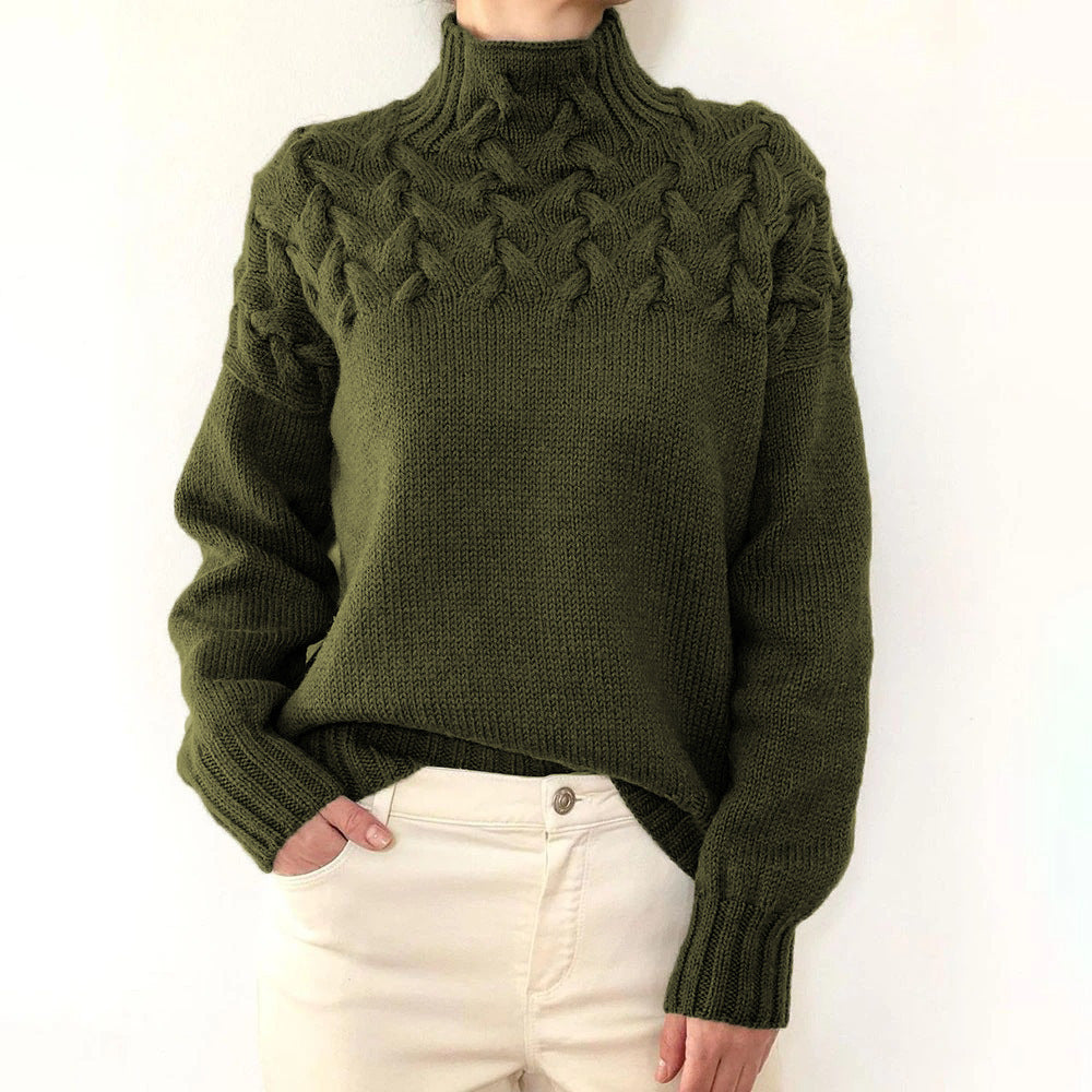 Elena – Warm Knitted Turtleneck